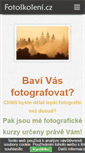 Mobile Screenshot of fotoskoleni.cz