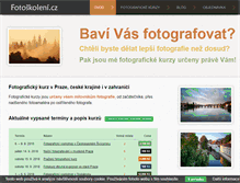 Tablet Screenshot of fotoskoleni.cz